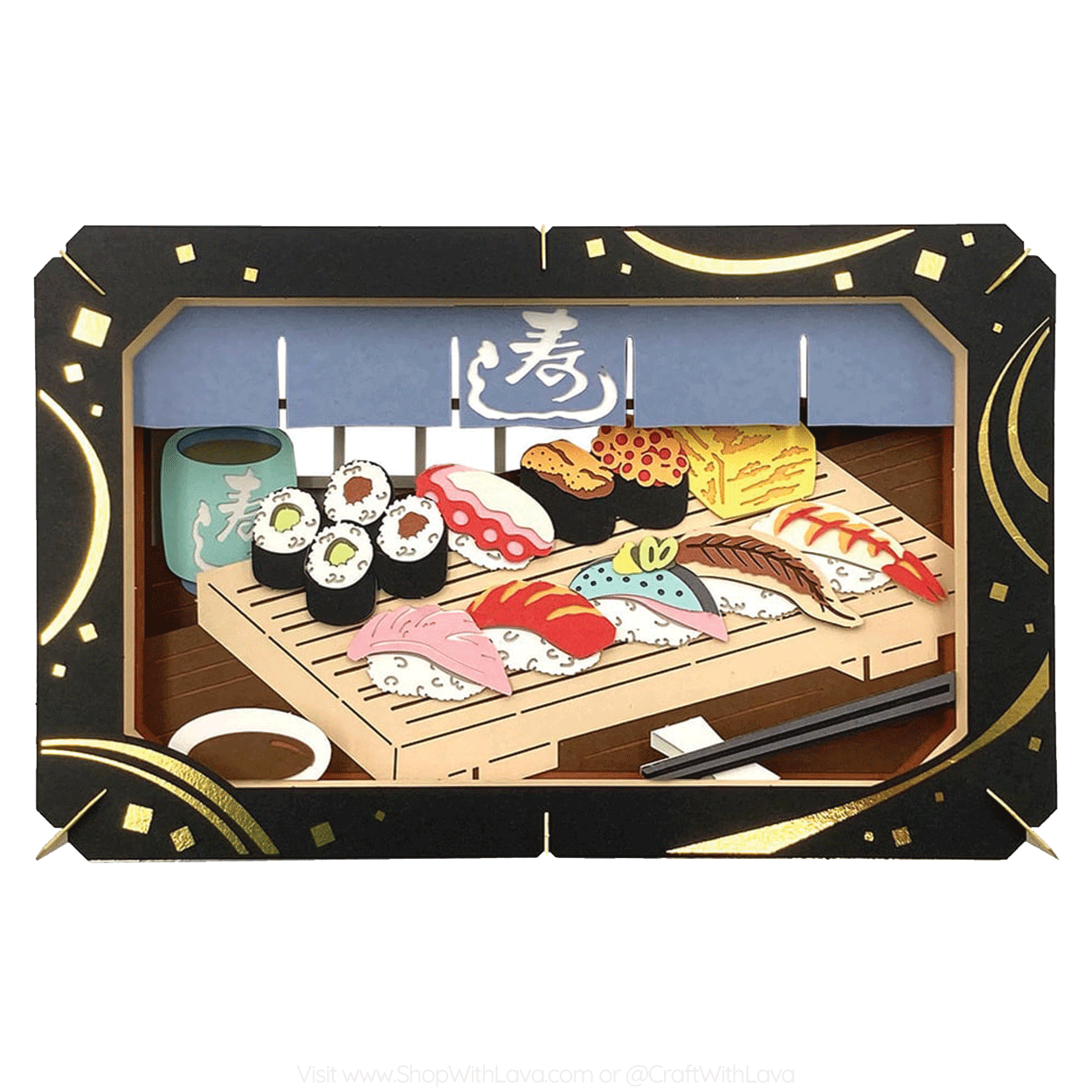 Paper Theater | Japanese Theme | Sushi PT-L63