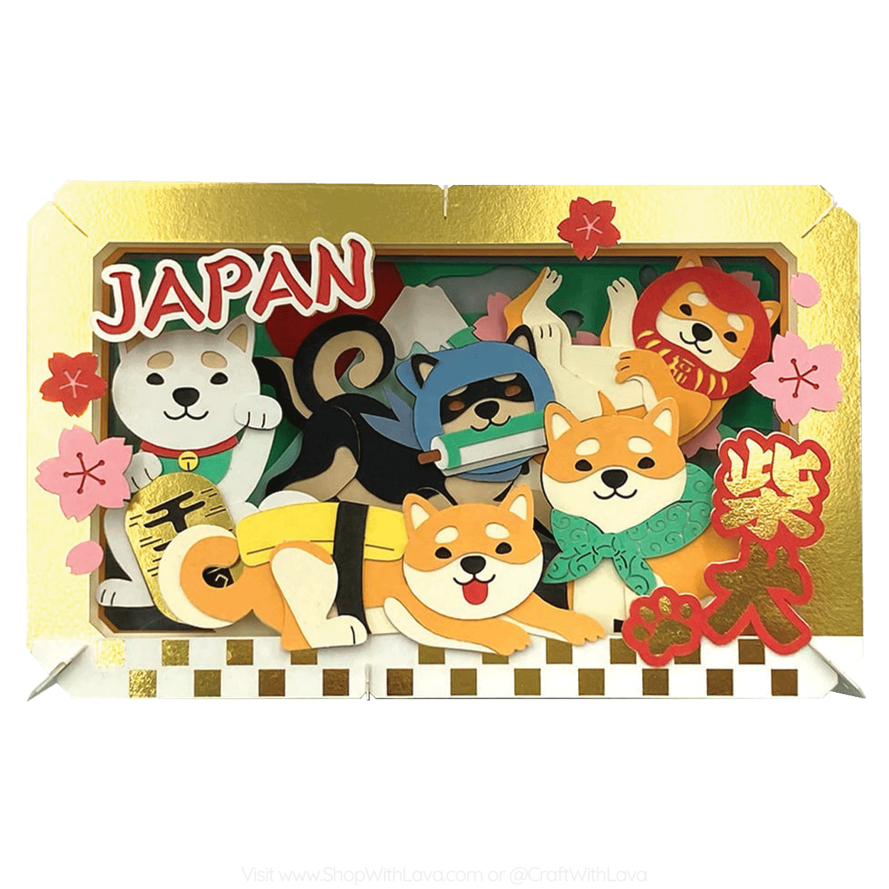 Paper Theater | Japanese Theme | Fortune Lucky Cat PT-L64