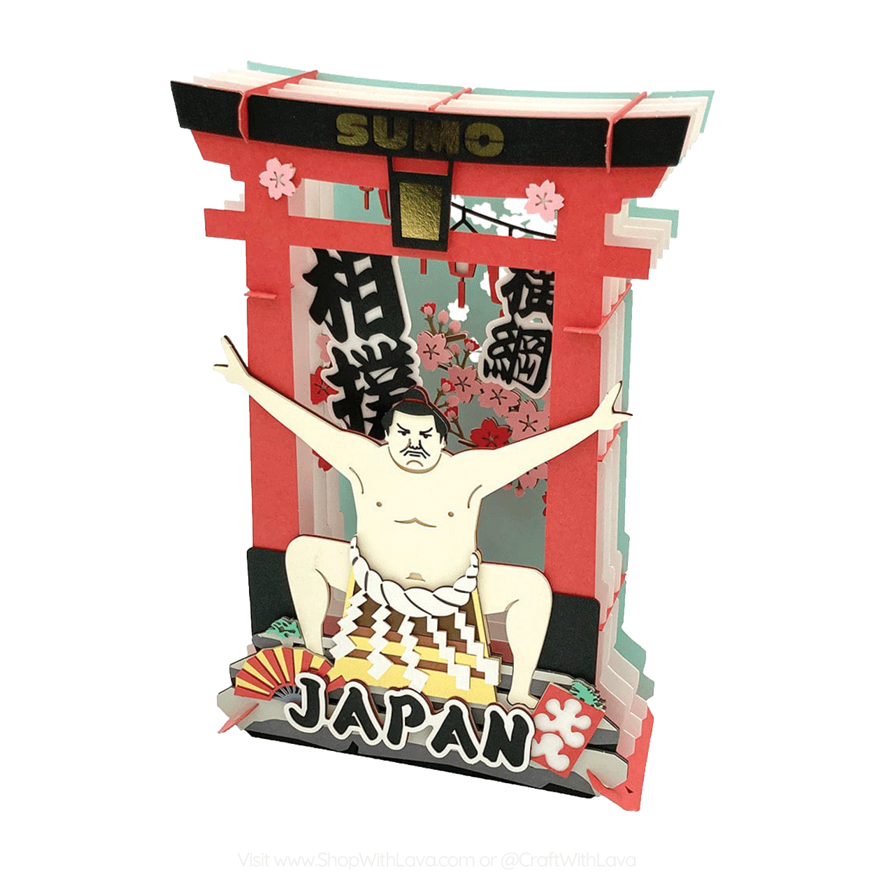Paper Theater | Japanese Theme | Sumo Wrestling PT-L66