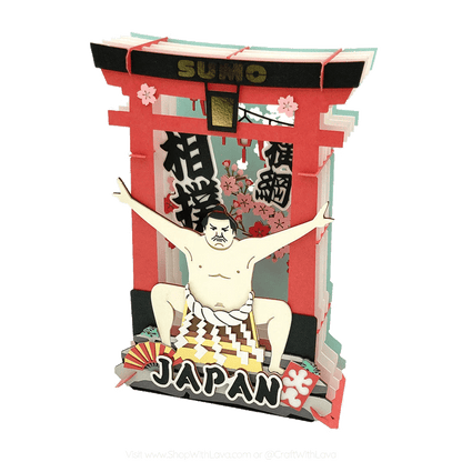 Paper Theater | Japanese Theme | Sumo Wrestling PT-L66