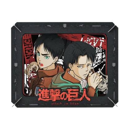 Paper Theater | Attack on Titan | Eren Jaeger and Levi Ackerman