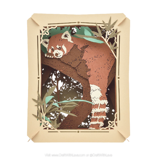 Paper Theater | Animal Series | Red Panda
