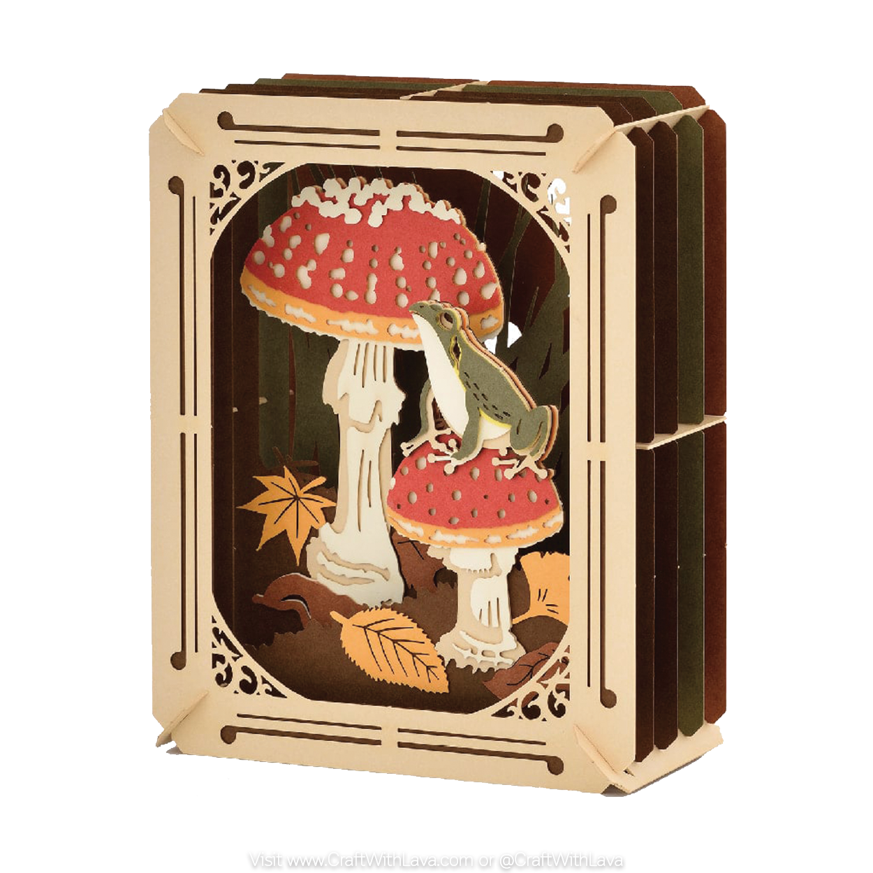 Paper Theater | Animal and Mushroom Series | Frog and Mushroom