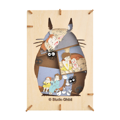 Paper Theater Wood | My Neighbor Totoro | Movie Collage